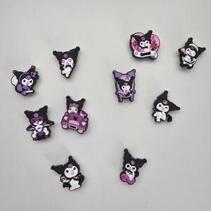 NEW Kuromi Bundle 10 Shoe Charms Jibbitz Crocs